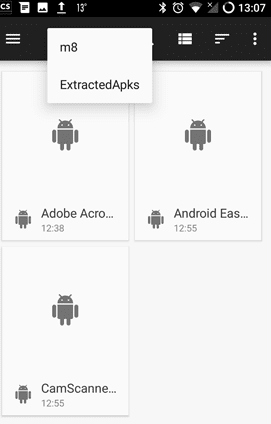 Transférer application android vers android