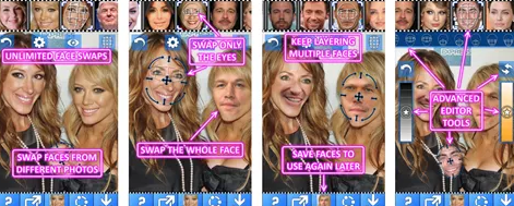 applications de changement de visage pour iPhone