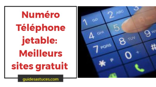 Numéro téléphone jetable